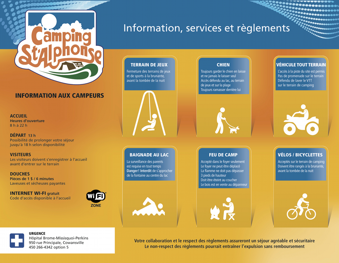 Reglements Camping St-Alphonse_